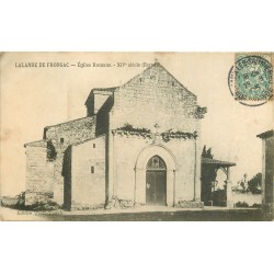 33 LALANDE DE FRONSAC. Eglise Romane 1905