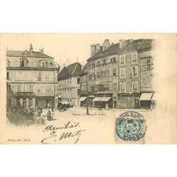 70 VESOUL. Café Hôtel de Ville Place du Palais 1904