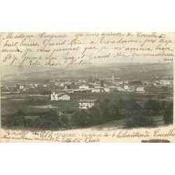 69 FLEURIE. Vue générale sur la Ville 1903