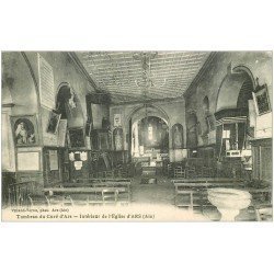 carte postale ancienne 01 Ars. Eglise avec Tombeau du Curé