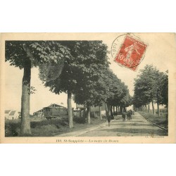 77 SAINT-SOUPPLETS. Route de Meaux 1917