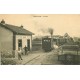 77 MONTHYON. La Gare avec train locomotive 1911