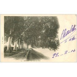 carte postale ancienne 34 BEZIERS. Bords Orb 1904