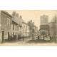 60 PLESSIS-BELLEVILLE. Place des Bassins et enfants devant la Poste 1918