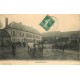 60 PLESSIS-BELLEVILLE. Attelages Boeufs et Mule dans une Cour de Ferme 1908