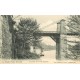 3 cpa 86 LA ROCHE POSAY. Café Porte de Ville, Pont Suspendu et Vallée Creuse 1904