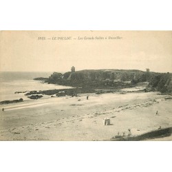 2 cpa 29 LE POULDU. Les Grands Sables 1910