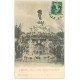 carte postale ancienne 34 BEZIERS. Fontaine Titan Plateau Poètes 1911