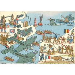 Militaires Guerre 1939-45 Editions Barre Dayez LE DEBARQUEMENT EN NORMANDIE