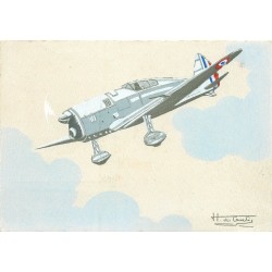 Illustrateur H. des Courtis Editions Barre Dayez AVION MUREAUX 190 cl