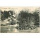 carte postale ancienne 34 BEZIERS. Jardin Poètes Cygne