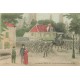 2 cpa 60 SENLIS. Entrée des Prussiens 1919 et une Rue incendiée 1915