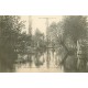 3 cpa 37 PREUILLY-SUR-CLAISE. Château Boussay, Eglise et en Claise vers 1904