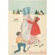 Illustrateur Marie ASTOIN Editions Barre Dayez " HEUREUX NOËL " Enfants et bonhomme de neige