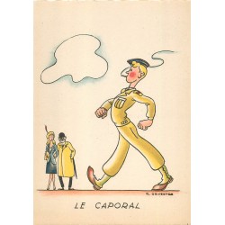 Illustrateur Genestre Editions Barre Dayez thème le tabac " LE CAPORAL "