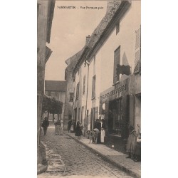 77 DAMMARTIN EN GOËLE. Charcuterie Porraz rue Porte-au-Pain 1906