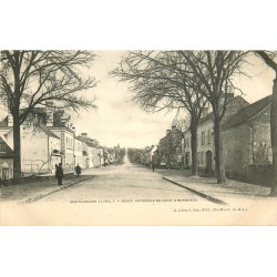 37 SAINTE-MAURE. Route Nationale de Paris à Bordeaux vers 1900