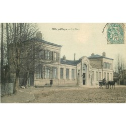 77 MITRY-CLAYE. Attelage devant la Gare vers 1905