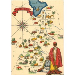 Carte Géographique avec Illustrateur Editions Barre Dayez CAMEROUN