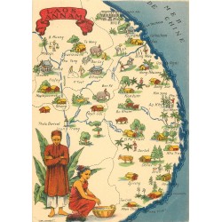Carte Géographique avec Illustrateur Editions Barre Dayez GUINEE