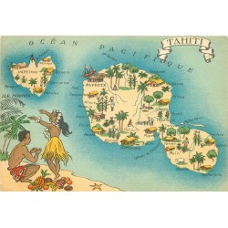 Carte Géographique Editions Barre Dayez TAHITI