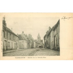 77 DAMMARTIN-EN-GOÊLE. Entrée de la Grande Rue 1902