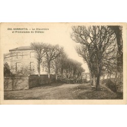77 DAMMARTIN-EN-GOËLE. Promenade du Château la Chaumière avec écolières 1909