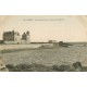 3 x cpa 29 ROSCOFF. Plage de Rock-Kroum Rockroum 1900 et Institut Marin Pointe du Cap