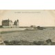 3 x cpa 29 ROSCOFF. Plage de Rock-Kroum Rockroum 1900 et Institut Marin Pointe du Cap