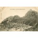 3 x cpa 29 ROSCOFF. Eglise, Roche Roch Illedet, Chapelle Sainte-Barbe et Vivier vers 1900