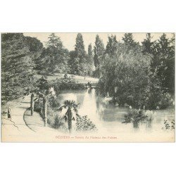 carte postale ancienne 34 BEZIERS. Plateau Poètes 1917