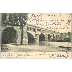 carte postale ancienne 34 BEZIERS. Pont-Canal 1903