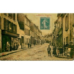 77 DAMMARTIN-EN-GOËLE. Boucherie sur Grande Rue vers 1910