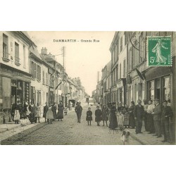 77 DAMMARTIN. Epicerie Leroux Picou Bureau de tabac Grosse Grande Rue 1912