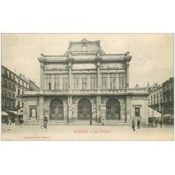 carte postale ancienne 34 BEZIERS. Théâtre 1916