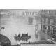 INONDATION ET CRUE DE PARIS 1910. Gare Saint-Lazare Rue de Rome