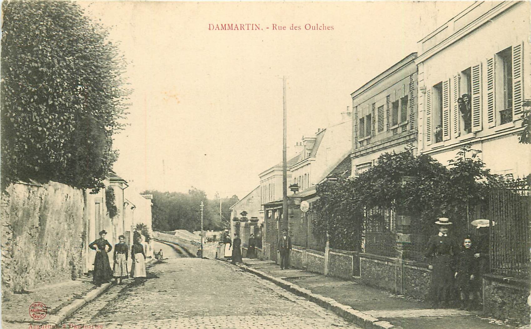 77 DAMMARTIN-EN-GOËLE. Office Notaire rue des Oulches 1908
