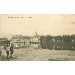 60 SILLY-LE-LONG. La Mare avec pompe à eau 1914