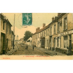 60 SILLY-LE-LONG. Vins Marchal et Boucherie sur la Grande Rue