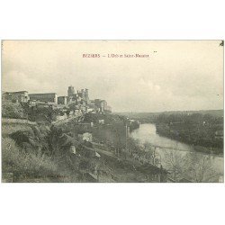 carte postale ancienne 34 BEZIERS. Vallée Orb Saint-Nazaire