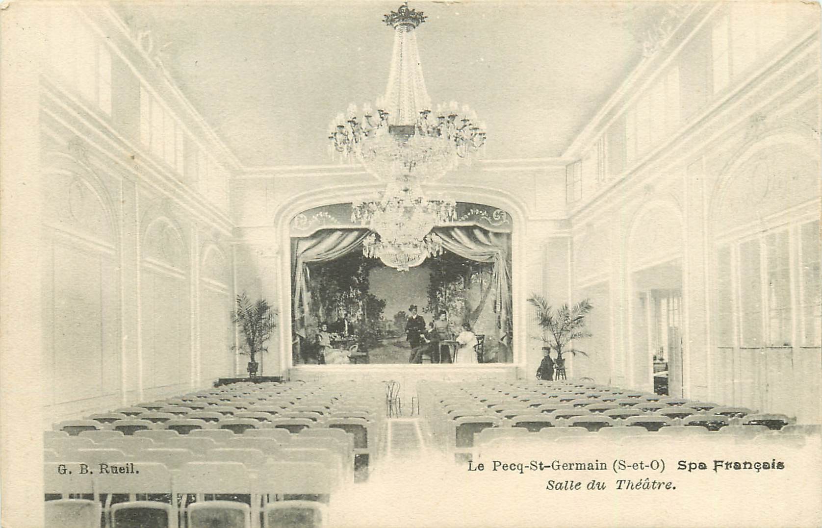 78 LE PECQ SAINT-GERMAIN. Salle du Théâtre SPA français