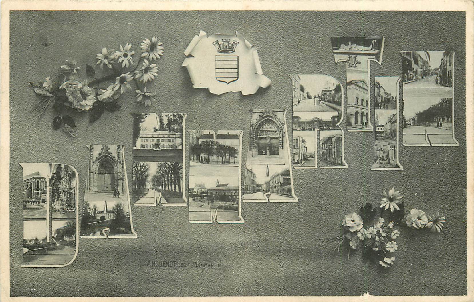 77 DAMMARTIN-EN-GOËLE. Souvenir multivues 1903
