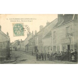 60 LE PLESSIS BELLEVILLE. Maison Roger café buvette Grande Rue 1906