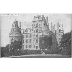 carte postale ancienne 34 CHATEAU DE BRISSAC 1912