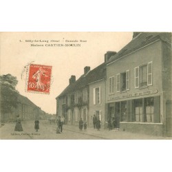 60 SILLY-LE-LONG. Maison de vins Cartier Moulin sur Grande Rue 1909