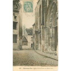 77 DAMMARTIN. Hôtel-Dieu et Eglise Notre-Dame 1905