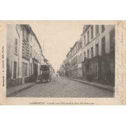 77 DAMMARTIN-EN-GOËLE. Attelage de livraisons sur Grande Rue 1903