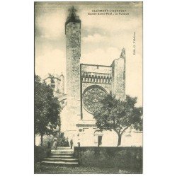 carte postale ancienne 34 CLERMONT-L'HERAULT. Rosace Eglise Saint-Paul 1922