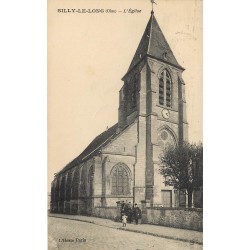 60 SILLY-LE-LONG. L'Eglise animation 1918