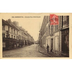 77 DAMMARTIN-EN-GOËLE. Epicerie Quincaillerie sur Grande Rue 1908
